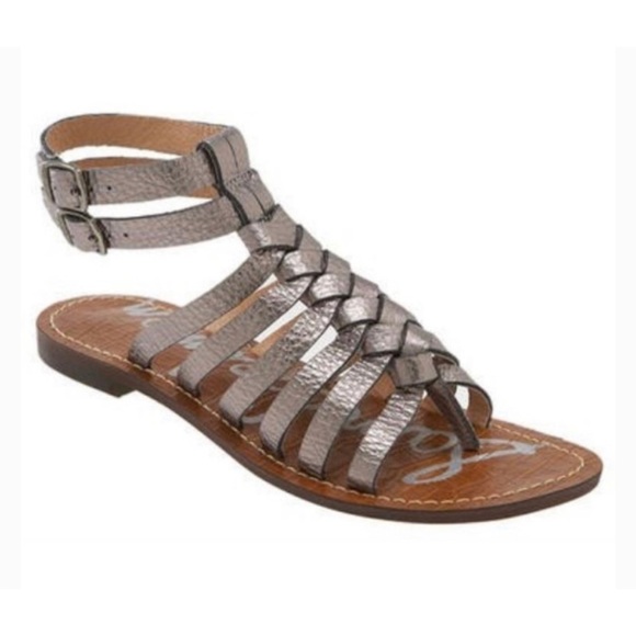 Sam Edelman Shoes - Sam Edelman Metallic Greco Gladiator Sandals